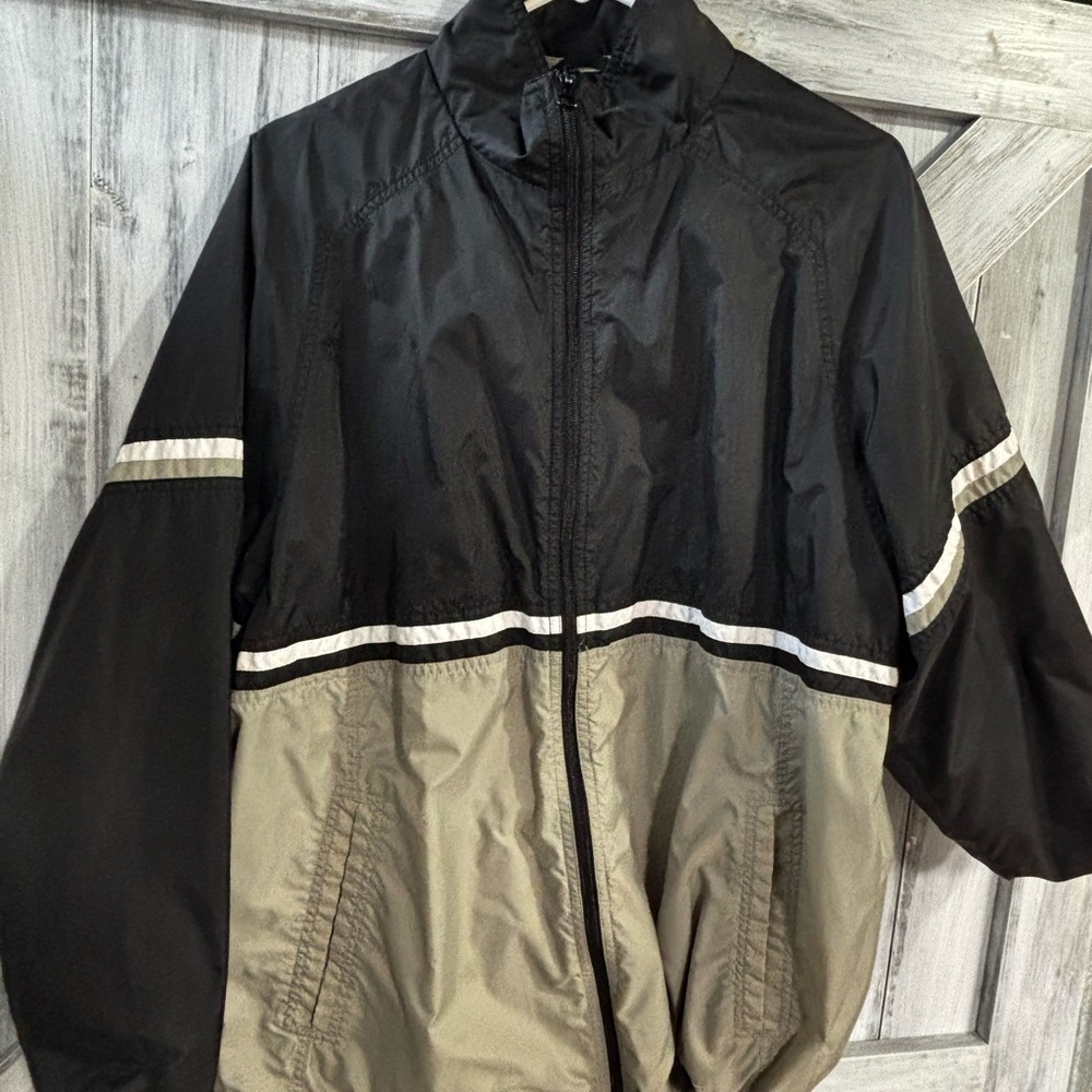 Men's Black and Tan Jacket